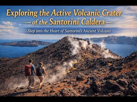 Exploring the Crater of Santorini’s Volcano - Walking the Edge of Fire