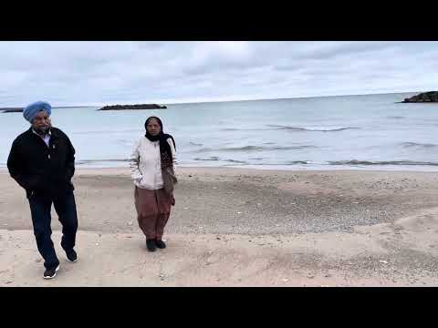 Walk on Lake Erie coast. #dasuya #odhra #erie #punjabi