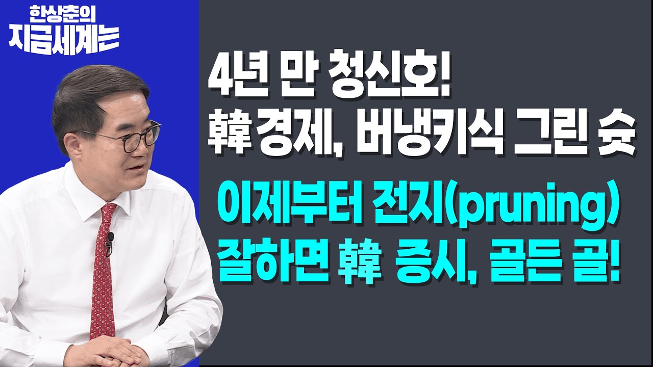 4년 만 청신호! 韓 경제, 버냉키식 그린 슛 | 이제부터 전지(pruning) 잘하면 韓 증시, 골든 골!ㅣ 한상춘 한국경제신문 논설위원
