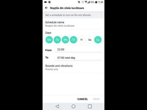 How  to activate do not disturb on android