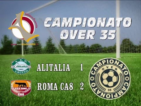 CAMPIONATO OVER 35 -SERIE A- 8^GIORNATA-ALITALIA VS ROMA CA8 1-2