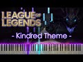 🍍Kindred Theme - [League of Legends] - Synthesia Piano Tutorial🥥