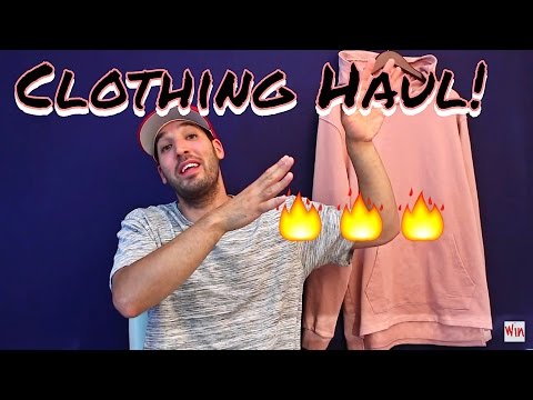 CRAZY CLOTHING HAUL!  TOPMAN - JOHN ELLIOTT CO - CHAMPION & MORE!  TEE'S, TANKS, SHORTS!