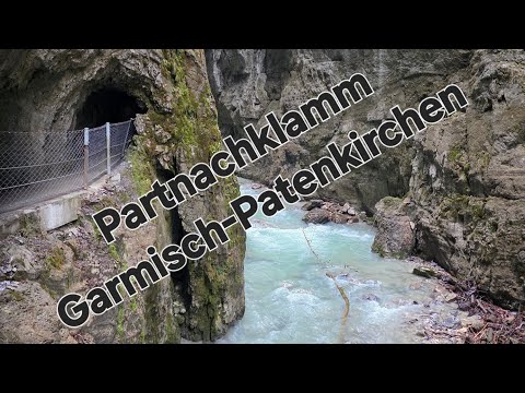 Partnachklamm Garmisch Patenkirchen Wanderung 4K