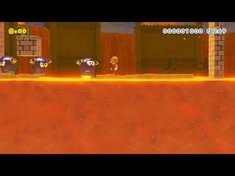 Super Mario Maker 2 - raising lava by penguinzxp - No Commentary