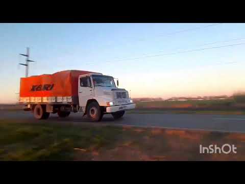 CAMIONES EN RUTA PROV. 1 , SAN FRANCISCO , CORDOBA , ARGENTINA , VIDEO 343