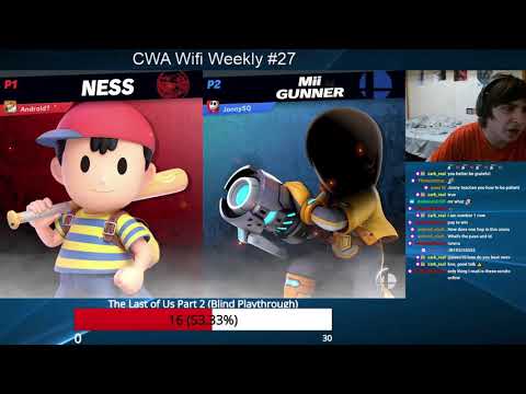 CWA Wifi Weekly 27 - Android (Ness, Mario) vs JonnySQ (Mii Gunner) Losers Semifinals