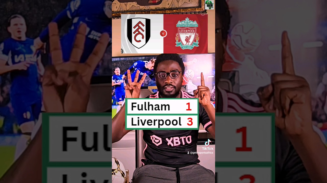 Fulham 1 - 3 Liverpool CORRECT SCORE Prediction! watch our previous short!