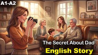 Learn English With Story 🔥 The Secret About Dad | Level 3 Listening Practice