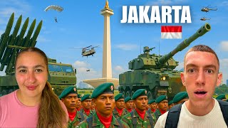 Download lagu Crazy First Day in Jakarta, Indonesia🇮🇩 (Military Parade) mp3