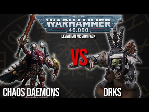 Chaos Daemons Vs Orks - Warhammer 40k 10th Edition Battle Report