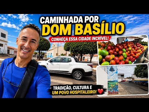 🎥🏞️ DOM BASÍLIO REVELA SUA BELEZA! | Caminhada Completa Pela Cidade em Tempo Real