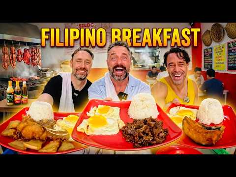 My Two AMERICAN BROTHERS Try SILOG MEAL for the FIRST TIME!
