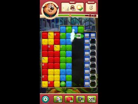 Toon Blast Level 8573 - NO BOOSTERS 🐻🐺🐱 | SKILLGAMING ✔️