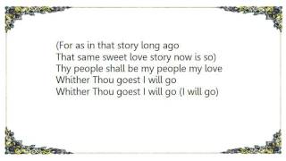 George Morgan - Whither Thou Goest Lyrics