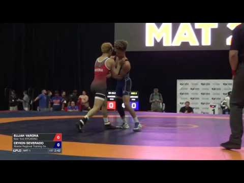46-50 RR Rnd 2 - Elijah Varona (New York RTC/NYAC) vs. Cevion Severado (Xtreme Regional Training ...