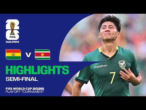 Bolivia 2-1 Suriname 