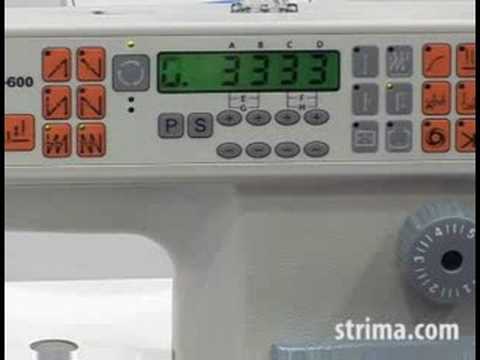 Sewing - Siruba lockstitch machine with programming