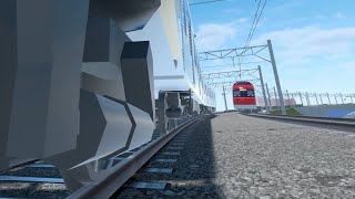 【TRAIN CREW】足の横から見るだけ【館浜電鉄】