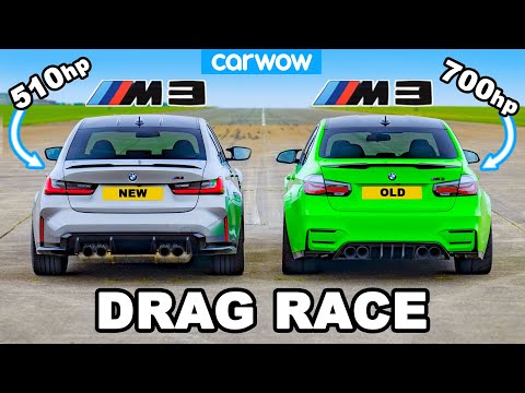 New BMW M3 v Old 700hp M3: DRAG RACE