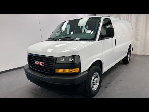 2026 GMC Savana Cargo Van 2500 Regular Wheelbase Rear-Wheel Drive in White for sale at Davis GMC Buick Lethbridge in Lethbridge, AB