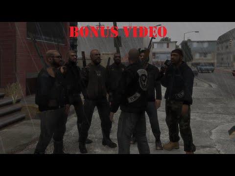 GTA IV The Lost and Damned Beta Rifle Walkstyle Mod (Bonus Shootout Video)
