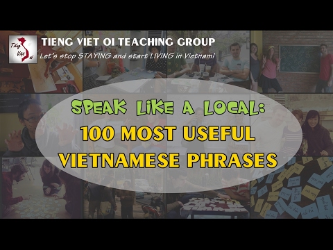 Learn Vietnamese with TVO | 100 Most Useful Phrases - Part 1