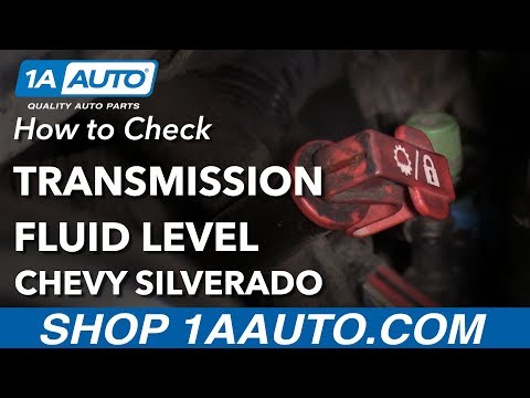 How to Check Transmission Fluid Level 07-13 Chevy Silverado