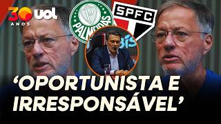 ANDERSON BARROS DISPARA CONTRA RUI COSTA ANTES DE SÃO PAULO X PALMEIRAS: 'OPORTUNISTA'