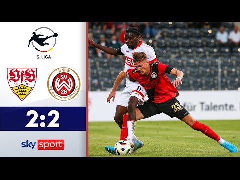 Zwei Eigentore! | VfB Stuttgart II - SV Wehen-Wiesbaden | Highlights - 3. Liga 2024/25