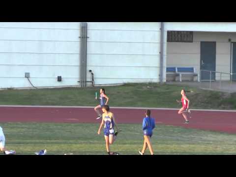 FSG 4x400m at Fountain Valley - 4-20-16 - Los Alamitos Girls