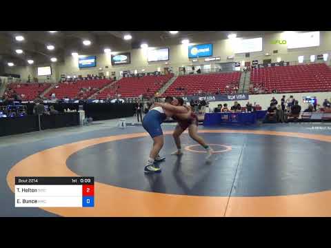 2018 Marine Corps US Open/UWW Junior Greco Roman 130 Con Semis - Thomas Helton (SITC) Vs. Ethan Bu
