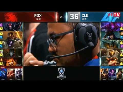 [07/10.2016] ROX vs CLG Vòng Loại CKTG 2016
