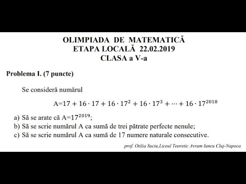 Olimpiada locala 2019, clasa a V-a - Problema 1