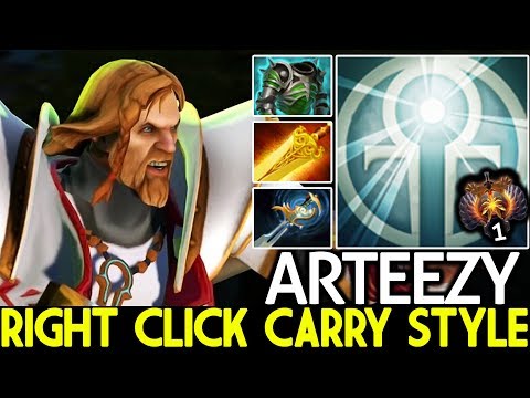 Arteezy [Omniknight] Crazy Top 1 MMR Right Click Carry Build 7.22 Dota 2
