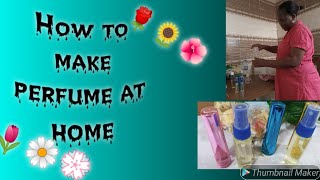 How to start  perfume production at home on a budget/practical guide.