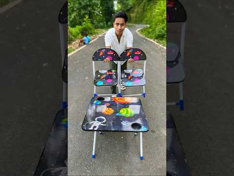 Suto 4 Chair and 1 Table | Playgro Rectangle Table🔥