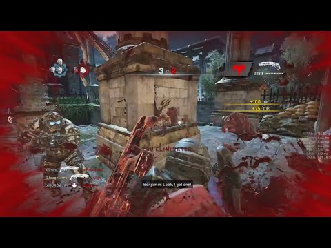 2V4 AGAINST A STACKED TEAM (90 FOV) - COMPETITIVE EXE - GEARS 5