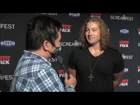 Cory Marks Red Carpet Interview at The Retaliators event