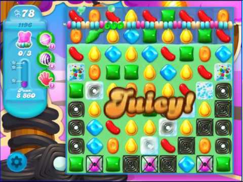 Candy Crush Saga SODA Level 1196 CE