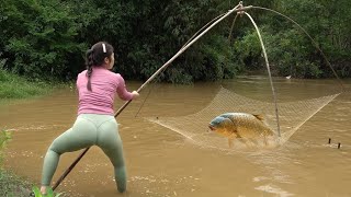 Full Video: The Best Fishing Videos Of Young Girl, Fishing on Rivers and Lakes, Catch a Lot of Fish
