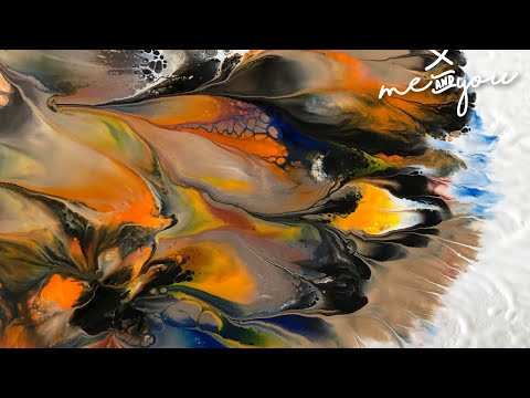 METALLICS ~MONARCH BUTTERFLY 🦋 CREATION~ DOUBLE DIPPING LARGE CANVAS ~Super Gorgeous results 🤩