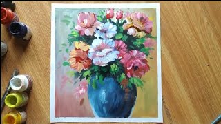 Featured image of post Easy Flower Vase Drawing Images With Colour - Flowers in a vase is a classic drawing subject.