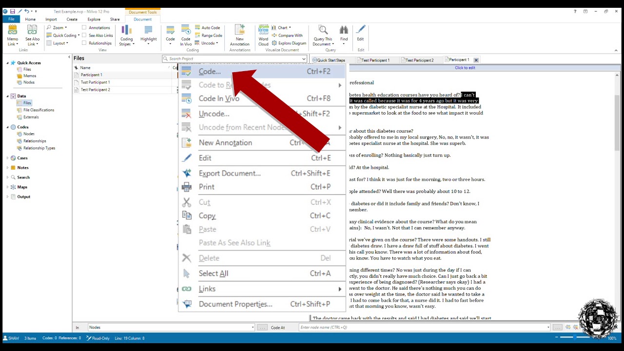 NVivo 12 and Thematic / Content Analysis.