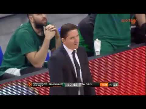 Panathinaikos - Zalgiris Kaunas 94-93 Euroleague Highlights 25/1/2018