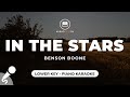 In The Stars - Benson Boone (Lower Key - Piano Karaoke)