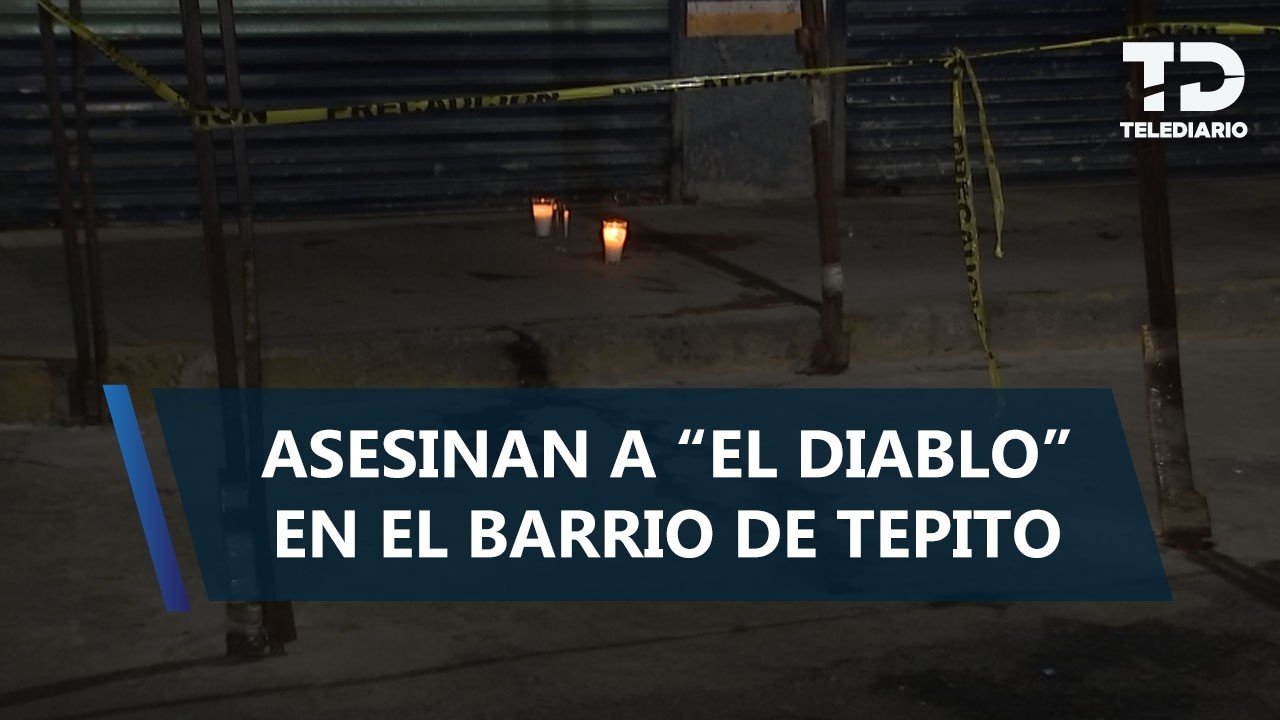 ¡Por la espalda! Matan a balazos a Esteban, alías 'El Diablo', en calles de Tepito