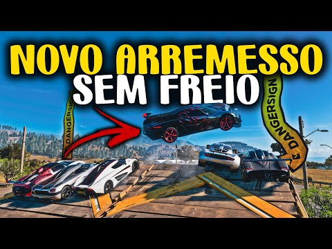 NOVO ARREMESSO DE CARROS SEM FREIO - FORZA HORIZON 5 GAMEPLAY