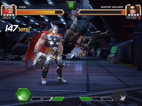 Thor vs. Winter Soldier Realm of Legends | Marvel Contest of Champions