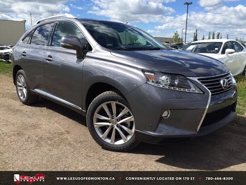 New Grey 2015 Lexus RX 350 AWD Sportdesign Touring Package Review Southwest Edmonton